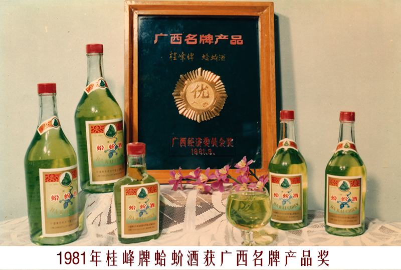 7、1981蛤蚧酒（廣西名牌產(chǎn)品）